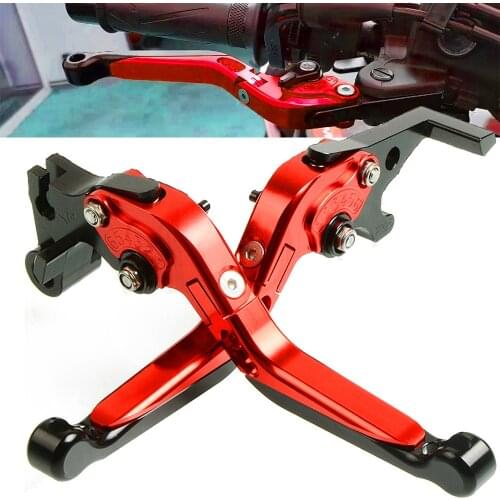 Motorcycle brakes Scooter handles Adjustable Folding Extendable brake and clutch lever For Gilera Nexus 125 IE E3 2008-2009