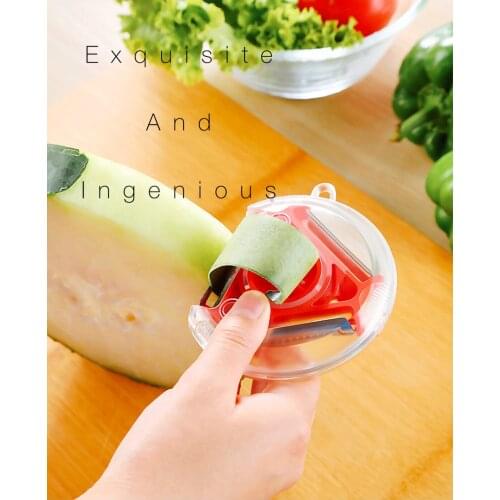 Trio Peeler Set Slicer Magic Stainless Steel Peeler Shredder Julienne Cutter Multi Peel Blade Zesters Grater Kitchen Tool Gadget