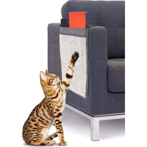 New Pet Cat Scratching Board Mat Sofa Protection Cover Claw Sisal Pad Pets Resistant Scratching Supplies Toy Furniture Protector