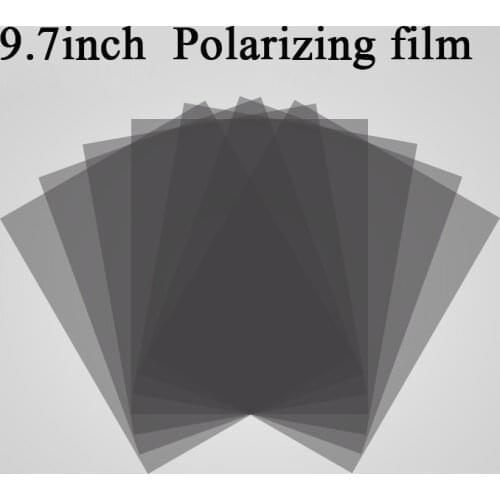 New 9.7inch 9.7 inch 0°/90° Glossy LED/LCD Polarizer Polarizing Film for LCD LED IPS Screen for TV LCD Monitor Super clear HD