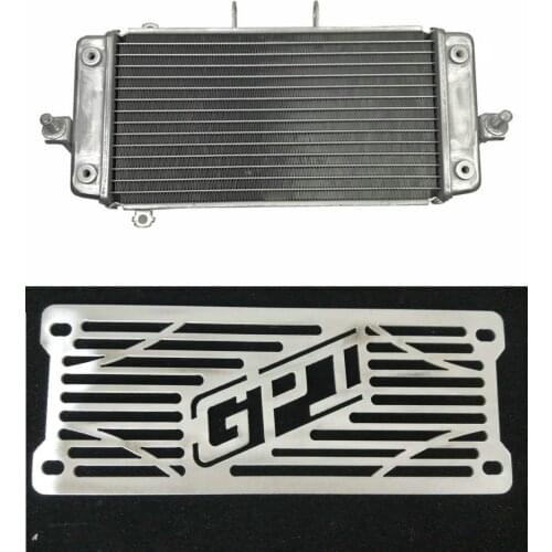 FIT For Suzuki GW250 GW250Z GW 250 Inazuma 2012 2013 2014 & Aluminium Radiator + Grille Guard Protector Cover 12 13 14