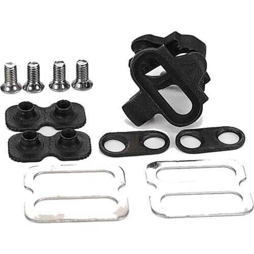Bicycle Pedals Cleat MTB Bike Cleat Clip-in Clips Kit Hardware Nuts Cleats SPD Pedals Plate Bicycle Accessories for PD-M520