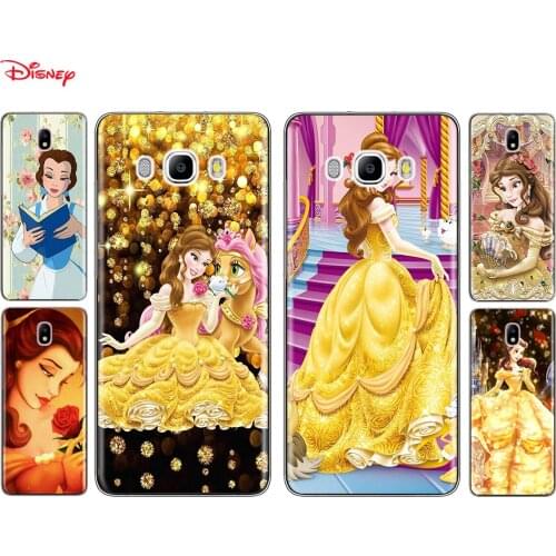 Silicone Cover Disney Belle Princess For Samsung Galaxy J8 J7 Duo J6 J5 Prime J4 Plus J3 J2 Core 2018 2017 Phone Case