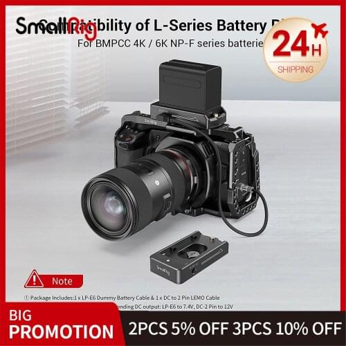 SmallRig NP-F Battery Adapter Plate Lite for BMPCC 4K & 6K 3093