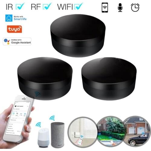 TUYA WIFI+IR+RF Universal Smart Remote Controller Voice Control Work With Alexa Google Home Smart Home Smart Home Automation