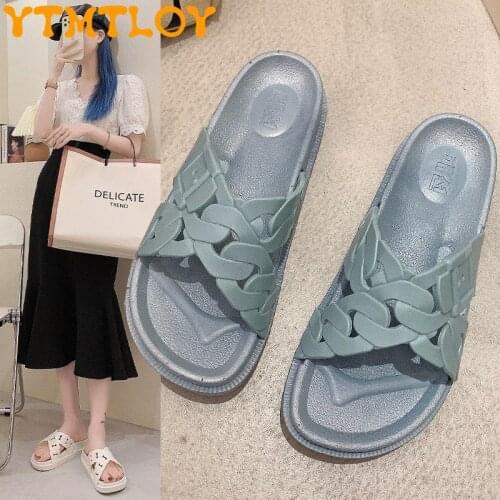 2021 Slippers Women Summer New Beach Sandals And Slippers Home Outdoor Wild Trend Fashion Cute Womens Shoes