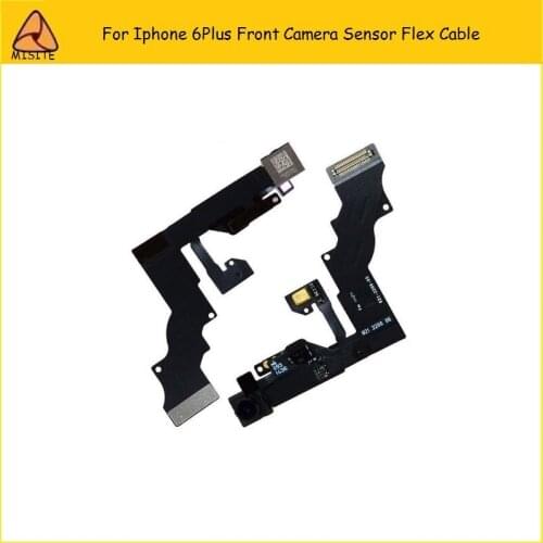 50Pcs/Lot Proximity Light Sensor Flex Cable with Front Small Facing Camera Microphone Assembly for iPhone 6 Plus 5.5" wholesale
