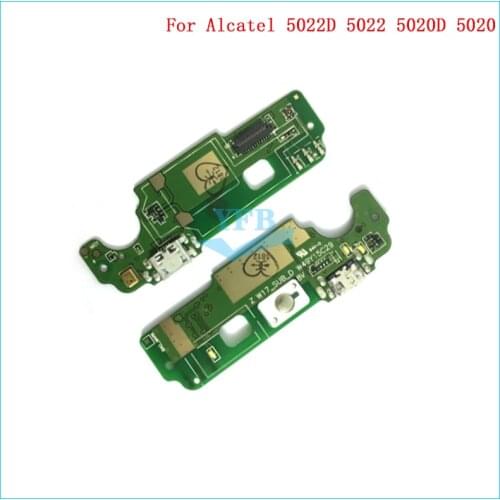 50pcs USB Charger Dock Connector Charging Port Microphone Flex Cable For Alcatel 5022D 5022 5020D 5020