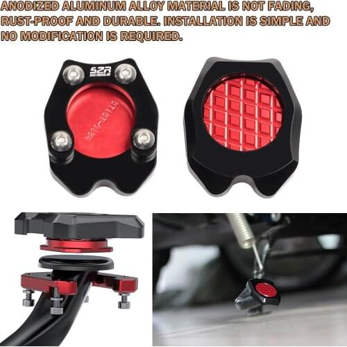 Motorcycle accessories Centre Mount Foot Stand Center Stand Extension Enlarger Pad For YAMAHA XMAX300 NMAX155