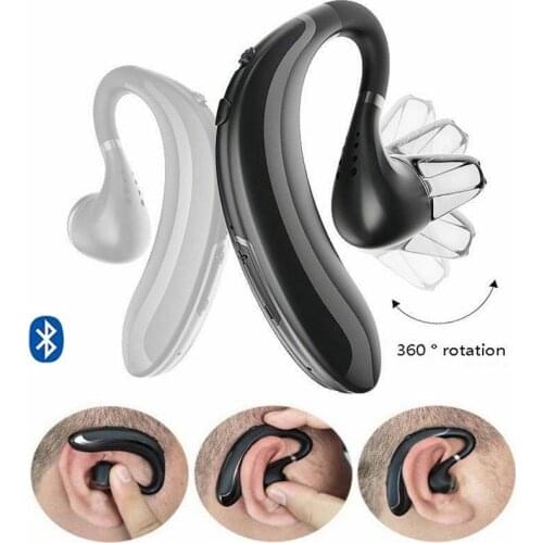 Bluetooth Earphone Wireless Headphone Handsfree Headset with Microphone Noise Canceling Long Standby Time for Driving Sports