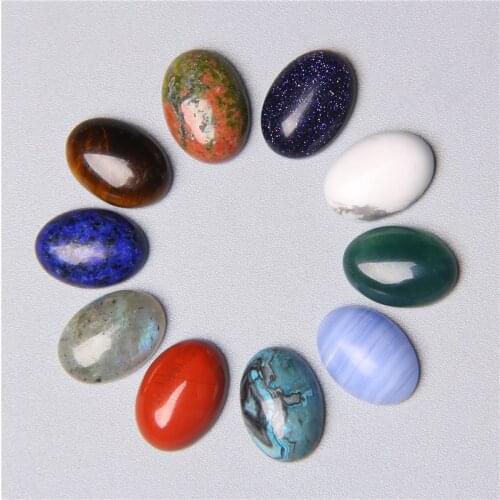 5pcs No Hole Bead Natural Mineral Red Green Blue Quartz Gem Agates Stone Cabochon Jewelry Making Accessories DIY Handmade Gifts