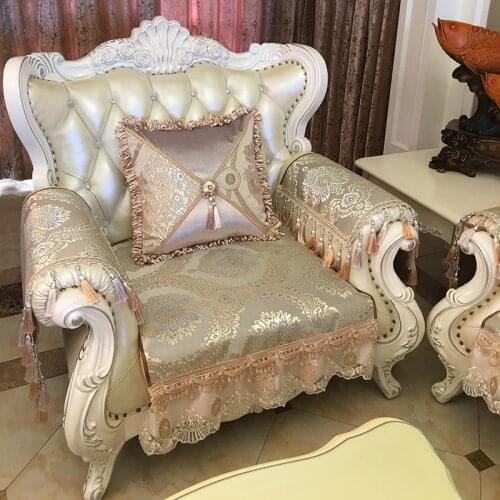 Sofa Cover 2020 Newest Updated Polyester European Luxury Towels For Furniture Protectors Armchair Anti Slip Sofa Chair Cases