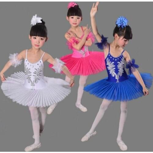 3-15Y Children Swan Lake Ballet Costumes Girls Ballet Dress Nutcracker Ballet Dance Costume For Kids Classical Ballerina Clothes