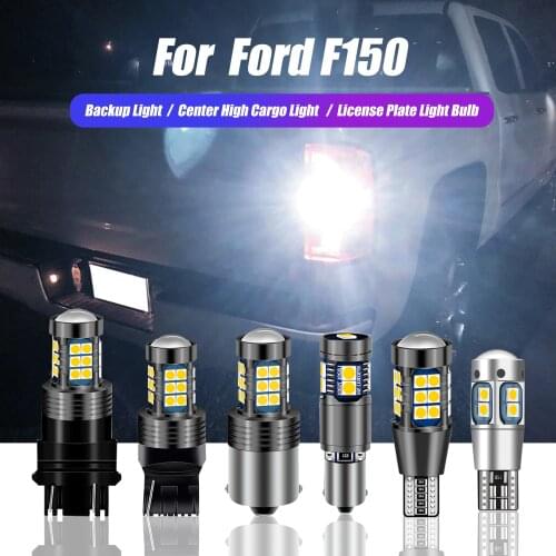 For Ford F150 2004-2020 LED License Plate Reverse Backup High Mount Cargo Light Xenon White Super Bright Canbus Error Free