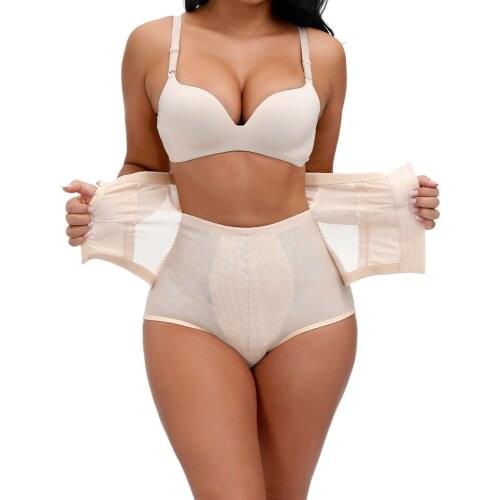 Women Butt Lifter Belly Slimming Body Shaper Underwear Postpartum Girdle High Waist Tummy Control Panties Shapewear Corsets