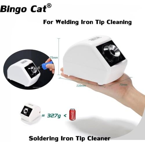 Yihua 200Q Infrared Induction Intelligent Soldering Iron Nozzle Cleaner For Motherboard Welding Solder Iron Tip Cleaning Tool