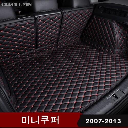 Custom Car Trunk Mat for Mini Cooper 2007-2013 Year Accessories Cargo Liner Boot Tray Mat Floor Carpet