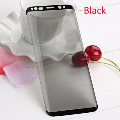 6D Curved Full Privacy Screen Protector For Samsung Galaxy S8 S9 Plus Note 8 9 Cover Anti Spy Glare Tempered Glass