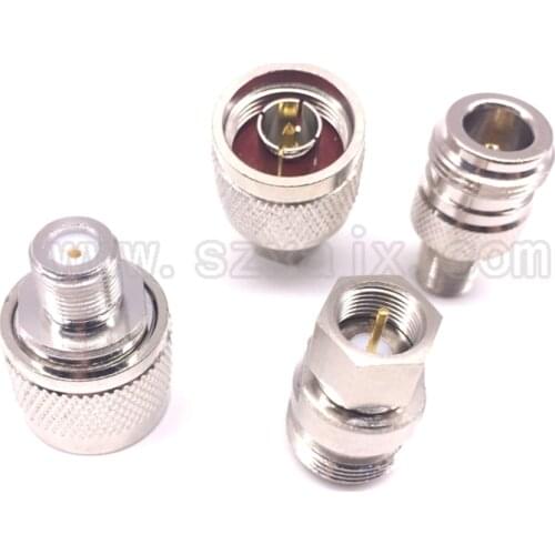 JX connector 4pcs/set N to F adapter N male to F female N female to F male 4 type Test converter
