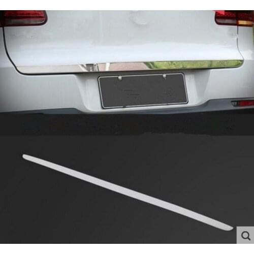 Stainless Steel Rear Trunk Lid Cover Trim Tail Gate Protector Back Trunk Cover Fit For VW Tiguan MK1 2010-2015