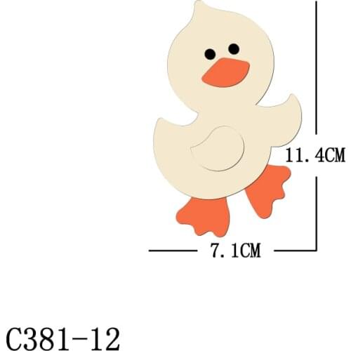 New duck Wooden die Scrapbooking C381-12 Cutting Dies