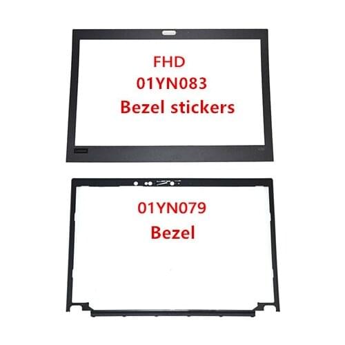 New Original For Lenovo Thinkpad X280 LCD Front Frame Bezel 01YN079 /FHD Bezel Sticker W/O IR 01YN083