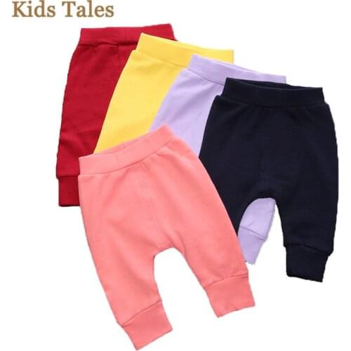 PK-042 Childrens Pants Multicolor Spring Autumn New Wild Newborn Baby Pants Baby Bread Pants Cotton Baby Clothing for Boys
