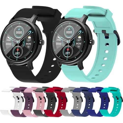 20mm Silicone Strap Bracelet For Xiaomi Mibro Air/Color Smart Watch Band For Mi bro Air Correa Wristband Accessories