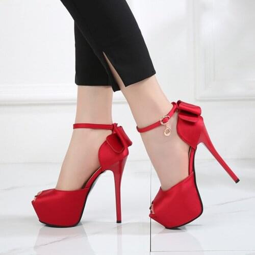 Peep toe platform high heels pumps women shoes wedding shoes bride women stiletto heels pumps shoes woman salto alto feminino 20