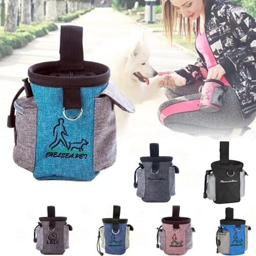 Pet trainingProtection Waterproof waist bag portable outdoor pet training special snack bagLarge Capacity dog food bag 1pcs