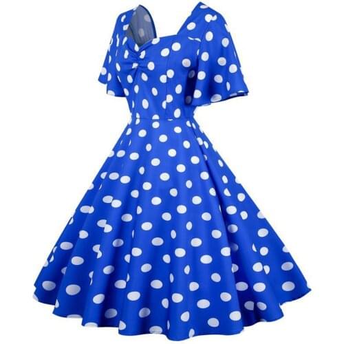 Летние платья в горошек ZHDAOR China At AliExpress