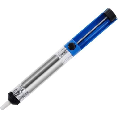 Semi-Aluminum Tin Sucker Iron Pole Electronic Tool Set Accessories Vacuum De-Soldering Iron Removal Gun Manual Welding Tool