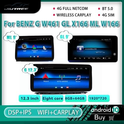 Android Car Radio For Mercedes Benz G Class W461 W463 GL Class X166 ML Class W166 2011-2019 Navigation Auto Multimedia Player