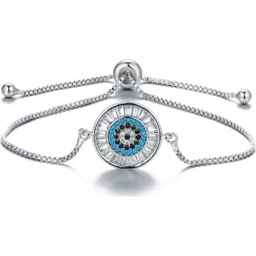 Bettyue Brand Fashion Luxury Cute AAA Cubic Zircon Wholesale White Link Chain Jewelry Bracelet For Woman Wedding Florid Gifts