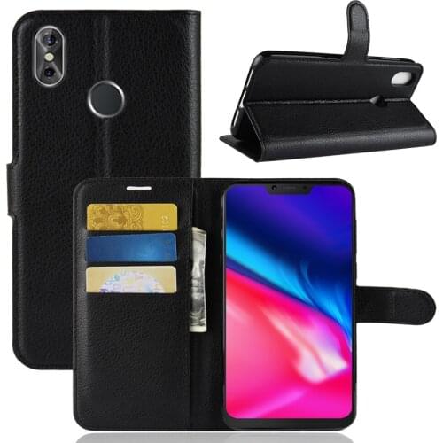 Cubot P20 Smartphone Case Wallet Case Card Slot Kickstand PU Leather Flip Flap Case For Cubot P20 Mobile Phone Bag Back Cover