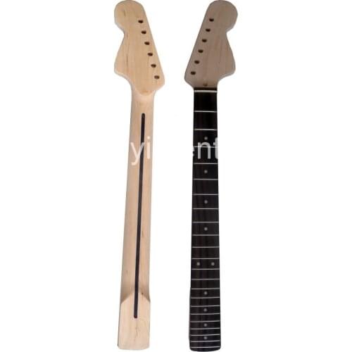 628mm Unfinished electric guitar neck Mahogany rose wood fingerboard model radius of the fingerboard : 12"