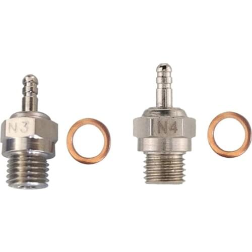 HSP Unlimited Universal No. 8 Spark Plug N3 N4 Original accessories Nozzle 70117 Hot Glow Plugs Nitro Engine Parts Spark