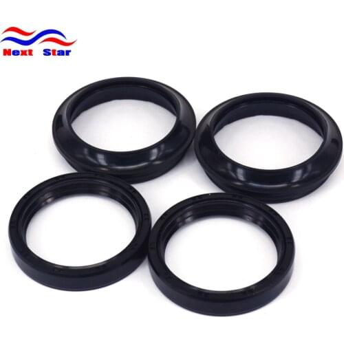36*48*11 Motorcycle Front Fork Damper Oil and Dust Seals Set Kit Shock Absorber Part For KAWASAKI KX80 KX85 KX100 KZ750E KZ750H
