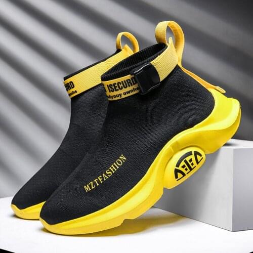 Mens Sneakers Trendy High-top Socks Shoes Men Casual Trainers Mans Footwear Outdoor Non-slip Tenis Masculino Zapatillas Hombre