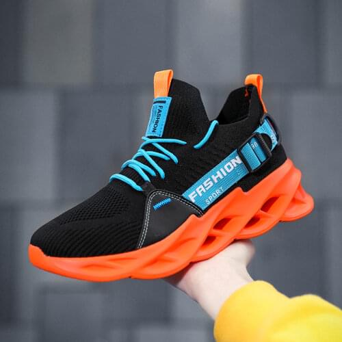 Brand Men Sneakers Fashion Running Shoes Cushioned Lightweight Casual Sport Shoes