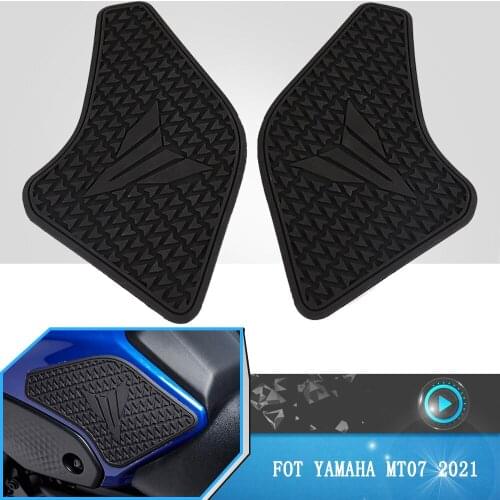 FOT YAMAHA MT07 MT-07 2021 Cool Motorcycle Decal Gas Oil Fuel Tank Pad Protector Sticker Side Stickers Knee Grips Protect Decal