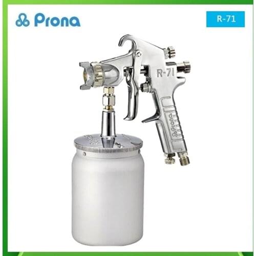 Prona R-71 Profession Spray Gun Paint Sprayers Highly Atomized Wooden Furniture Spray Guns Mini Nozzle Air Painting Gun W71