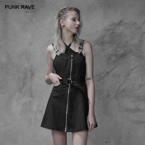 Модные сарафаны PUNK RAVE China At AliExpress
