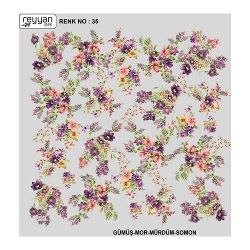 REYYAN SILK OYALIK WRITING (NEW QUALITY)-15326 - RENK-35