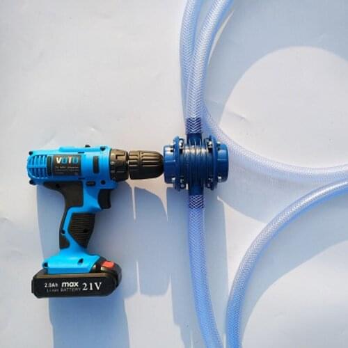 Heavy Duty Self-Priming Hand Electric Drill Water Pump Home Garden Centrifugal