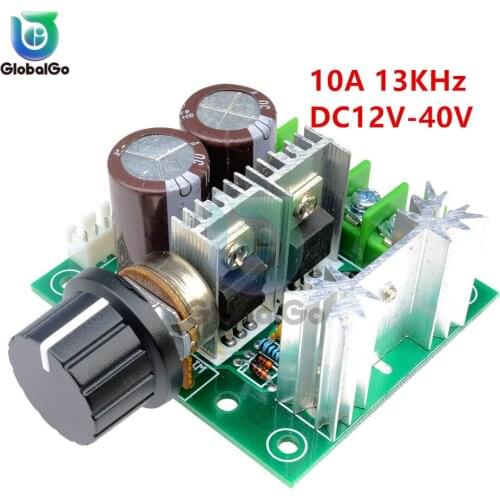 12V-40V 10A PWM DC Motor Speed Controller Governor Stepless Speed Regulator Control Switch Module