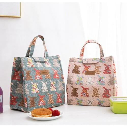 Good Quality Travel Or Office Food Cooler Bags Men and Women Thermal Insulation Covers Thermal Oxford Big Lunch Bag Leisure Tote