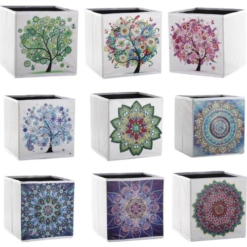 Diamond Painting Storage Box Storage Case Foldable Storage Bag DIY Cross Stitch Embroidery Diamond Art Number Kit New