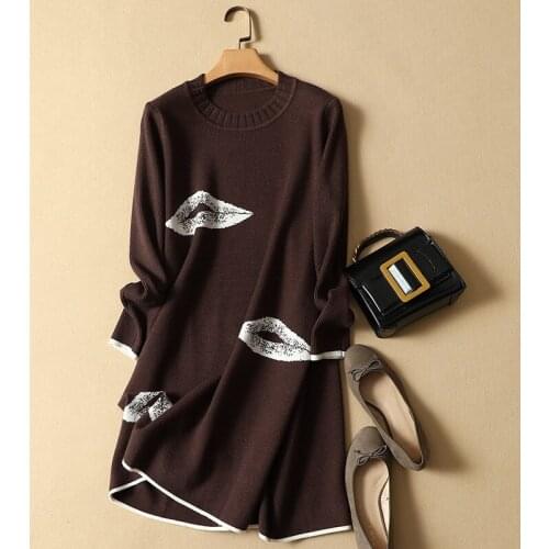 Autumn Winter Women Long Sweaters 2021 Autumn Winter New Knitted Lady Pullovers Outwear Coat Tops