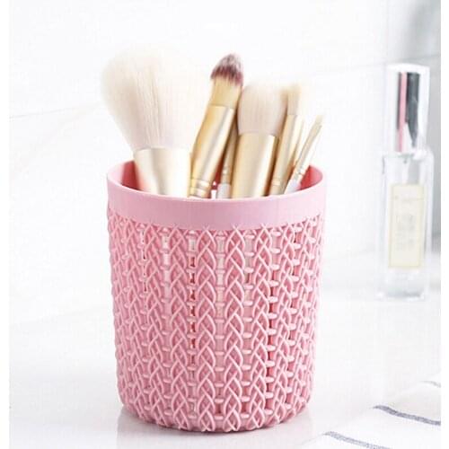 1pc Make Up Tools Hollow Cosmetic Brush Holder Box Cylinder Storage Empty Holder Cosmetic Brush Bag Brushes Organizer